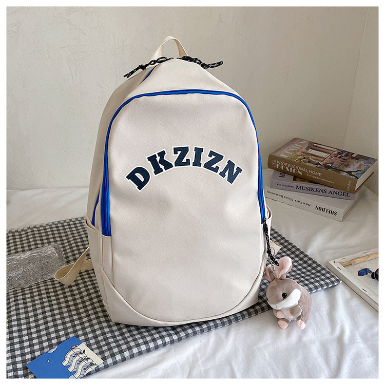 Women Fashion Alphabet Large Capacity Backpack