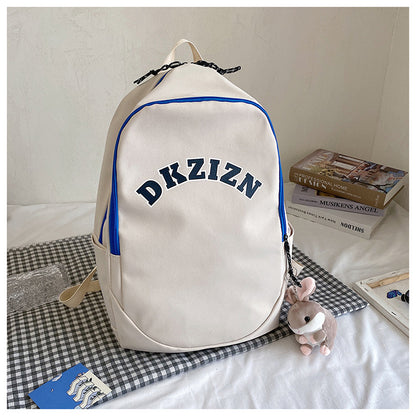 Women Fashion Alphabet Large Capacity Backpack