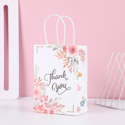 Sac de rangement à poignée imprimée simple et tendance, pour accessoires de vêtements 