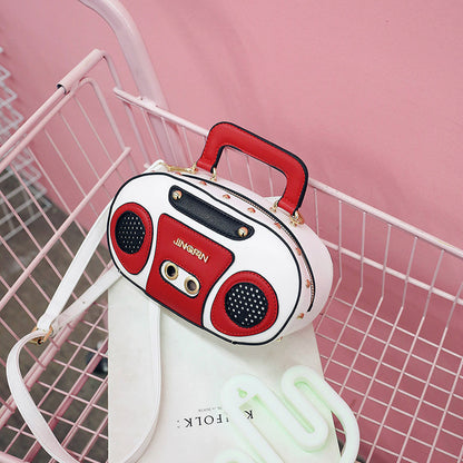 Women Fashion Cartoon Recorder Creative Shaped Crossbody Bag