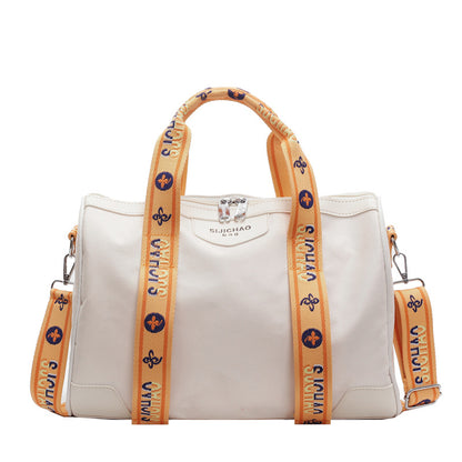 Women Fashion Casual Contrast Color Outdoor Sports Handbag