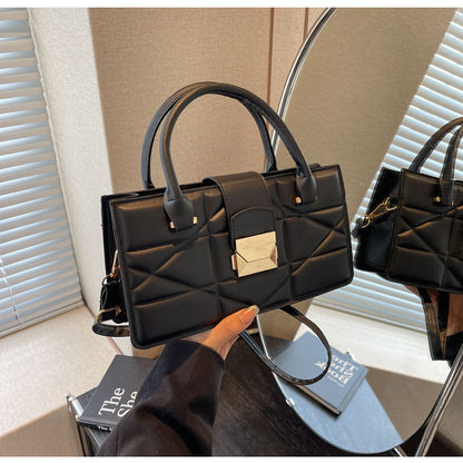 Sacs à main simples à fermeture à pli de couleur unie 