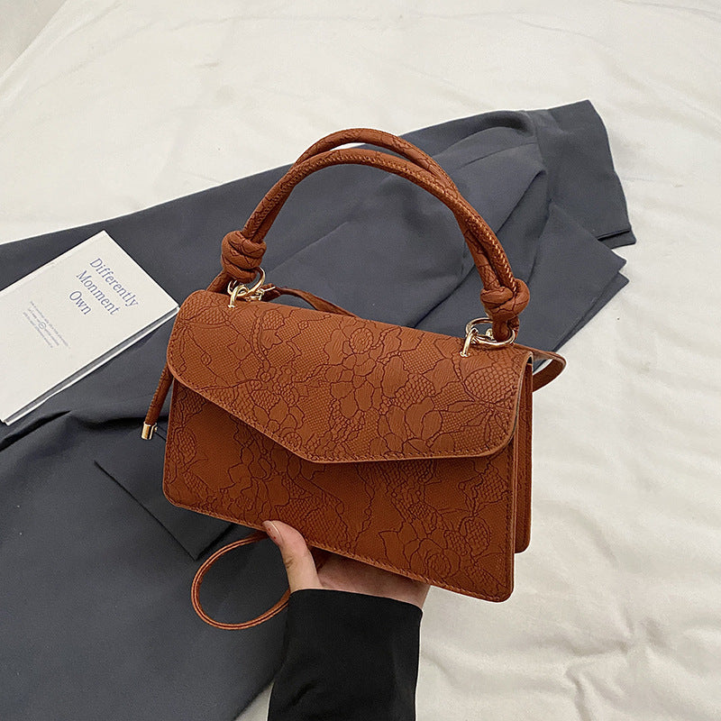 Simple Fashion Flip Print Square Shoulder Bag