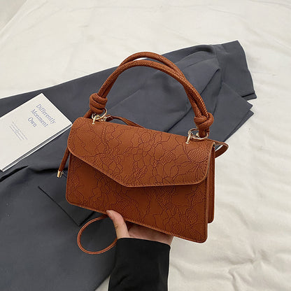 Simple Fashion Flip Print Square Shoulder Bag