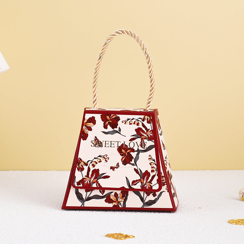 Sac d'emballage cadeau de bonbons de mariage simple et créatif 