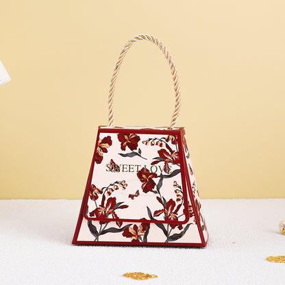 Sac d'emballage cadeau de bonbons de mariage simple et créatif 