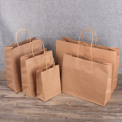 Fashion Multiple Specifications Kraft Paper Gift Bag