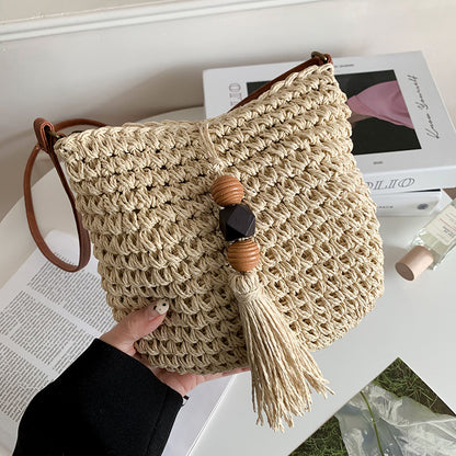 Bohemian Casual Woven Shoulder Bag