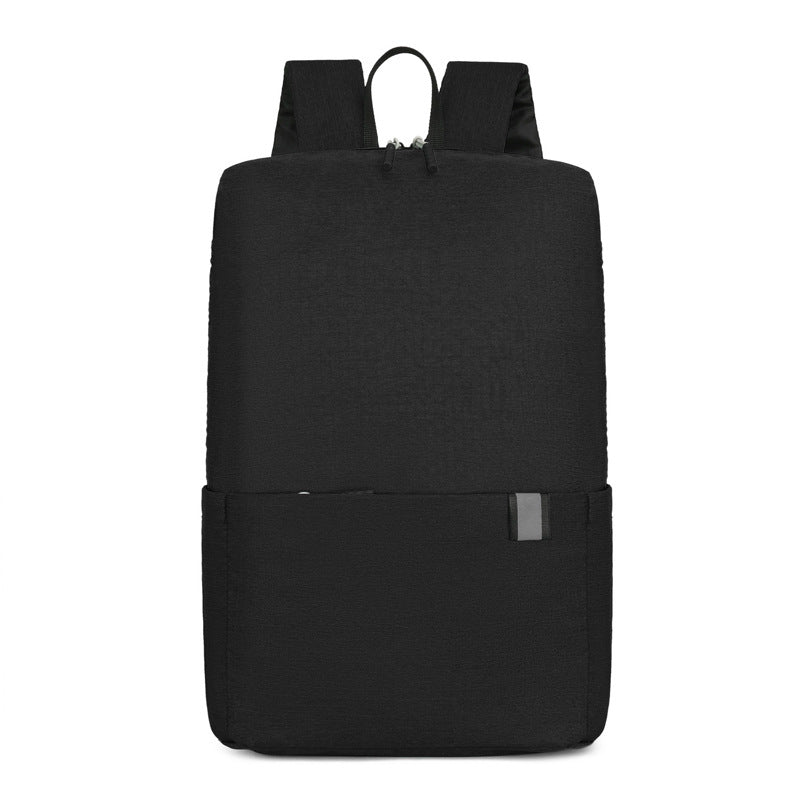 Casual Solid Color Large Capacity Backpack