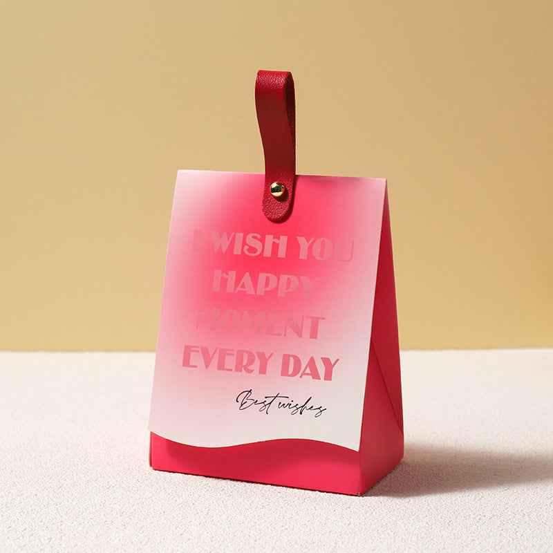 Sac d'emballage cadeau pour bonbons de mariage, simple et créatif, dégradé 