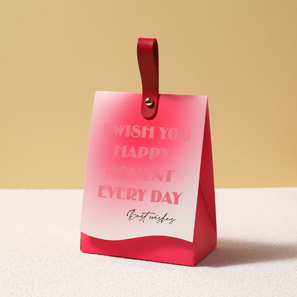 Sac d'emballage cadeau pour bonbons de mariage, simple et créatif, dégradé 