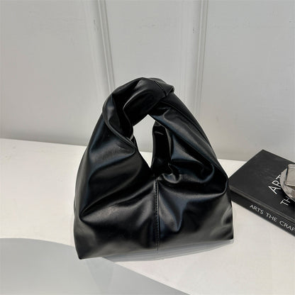 Sac à main simple et tendance de couleur unie 