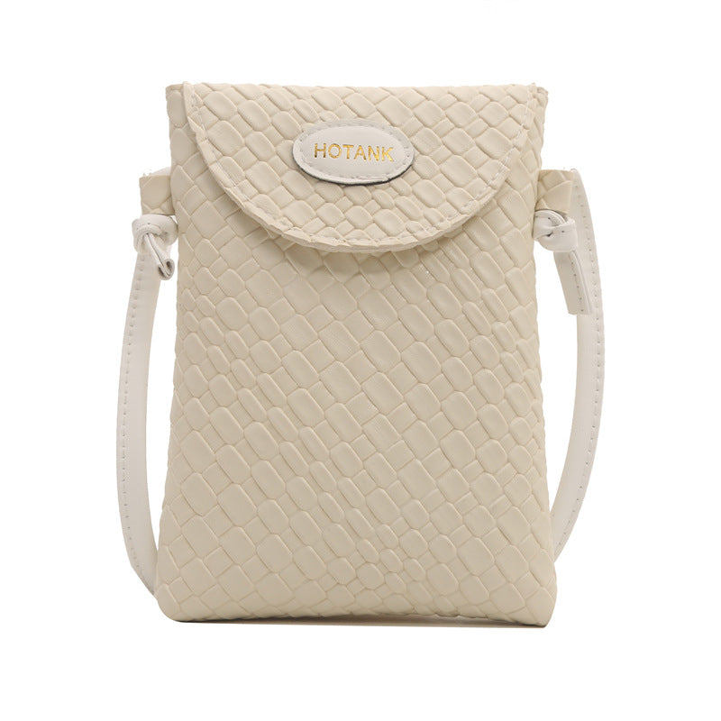 Simple Solid Color Flip Mini Crossbody Bag