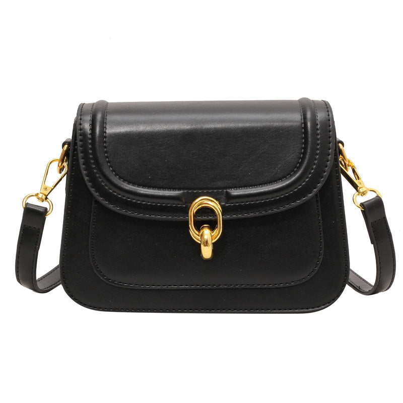 Women Fashion Casual Simple Solid Color Square Shoulder Bag