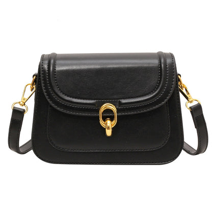 Women Fashion Casual Simple Solid Color Square Shoulder Bag