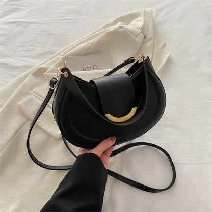 Women Fashion Casual Solid Color Shoulder Bag