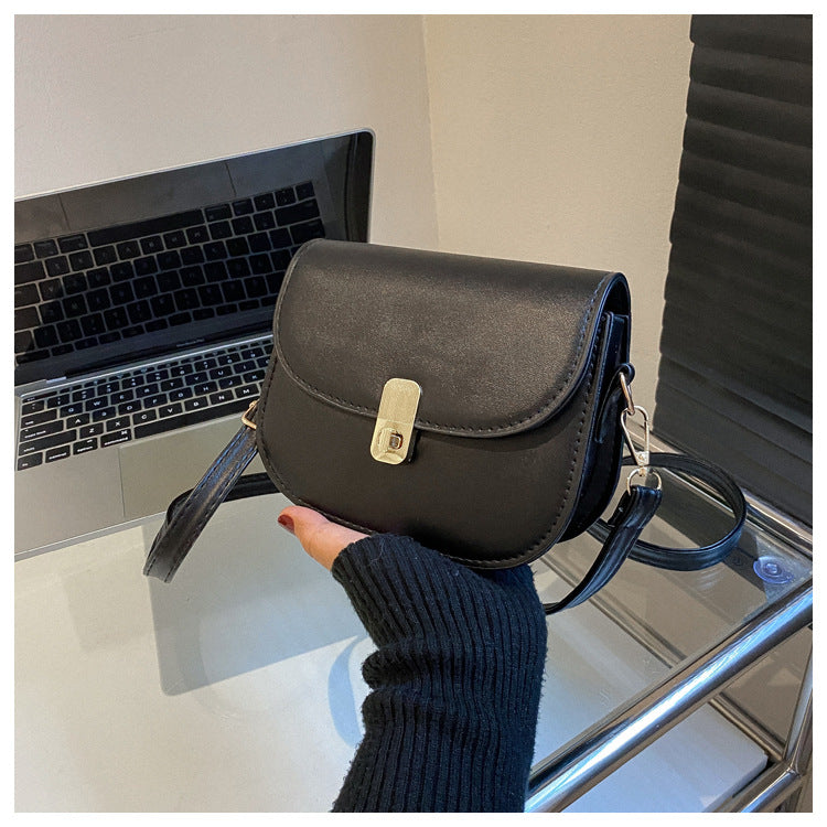 Simple Solid Color Clutch Crossbody Bag