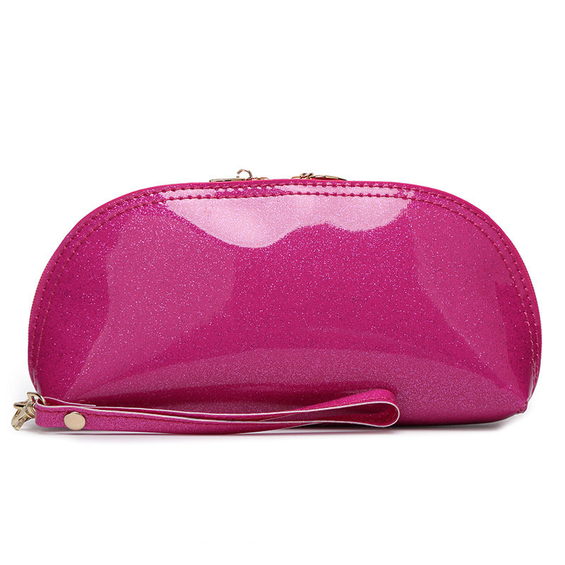 Women Fashion Sweet Lady Shell Shape Hand Sequin Coin Purse