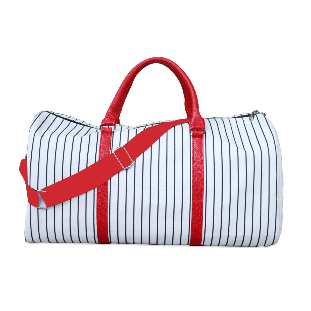 Sac de voyage grande capacité avec poignée en polyuréthane et bandoulière, sac de sport portable tendance 