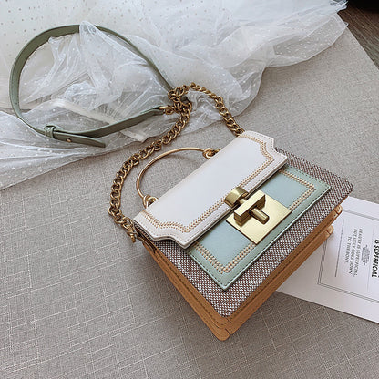 Women Fashion Chain Messenger Small Square Bag
