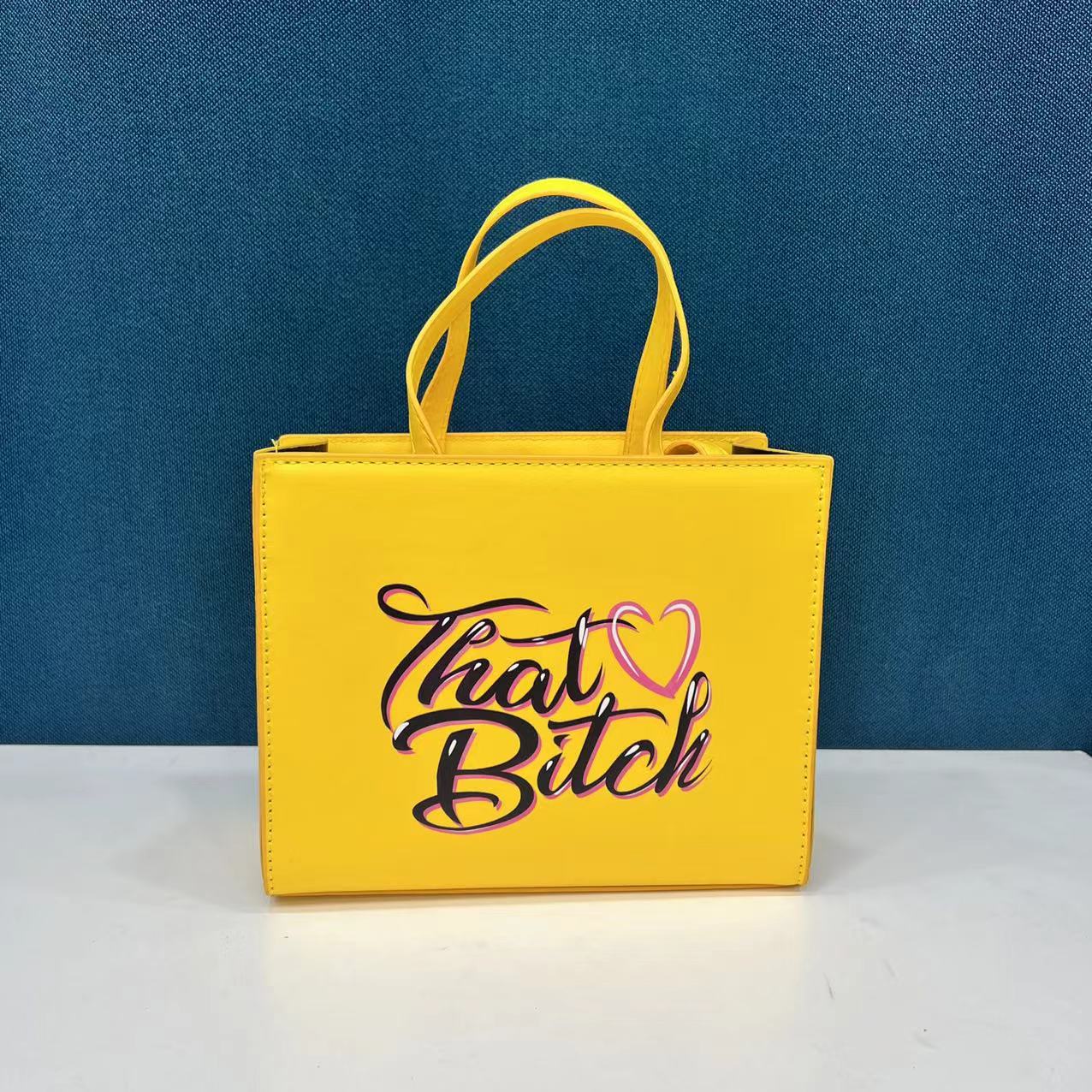 Women Bag Fashion Commuter Letter Tote Handbag