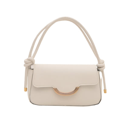 Sac à bandoulière carré simple de couleur unie 