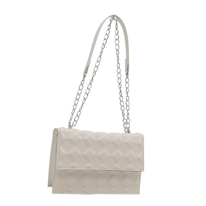 Sac à bandoulière carré simple de couleur unie 