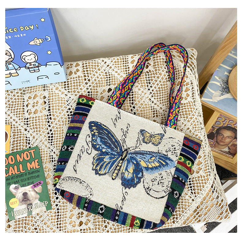 Sac à main bohème ethnique vintage grande capacité 