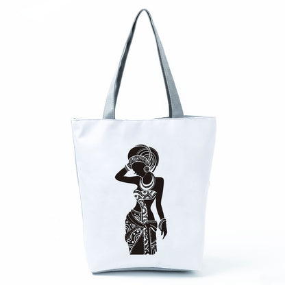Women'S Cool Girl Print One Shoulder Shopping Bag