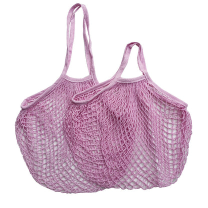 Sac de courses tissé de grande capacité pour fruits et légumes de cuisine, sac en filet creux portable 