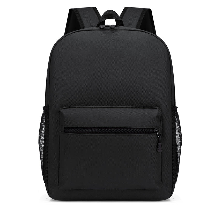 Simple Solid Color Large Capacity Backpack