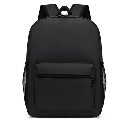 Simple Solid Color Large Capacity Backpack