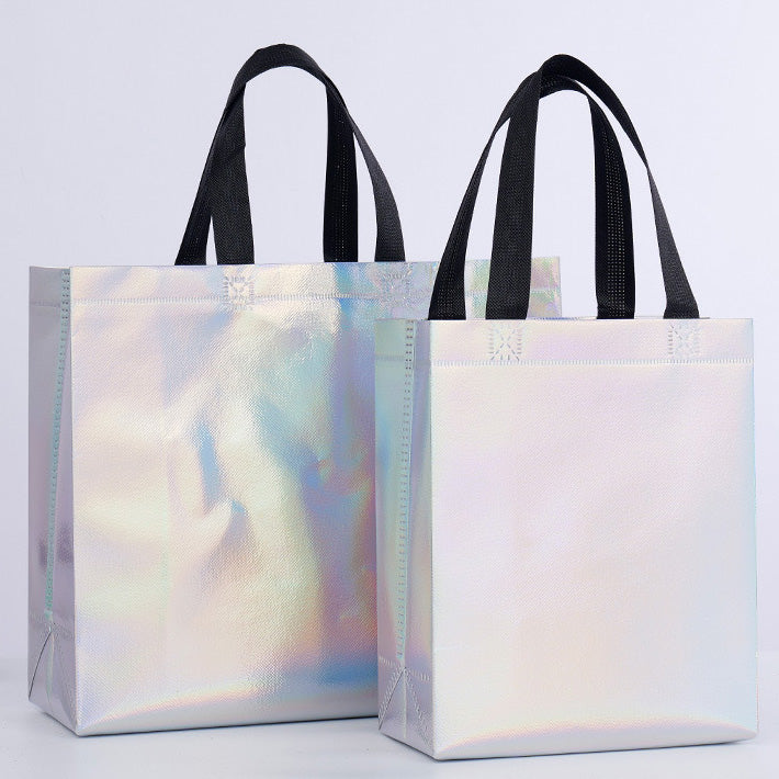 Laser Non-Woven Fabric Bag Coated With Aluminum Shopping Packaging Bag