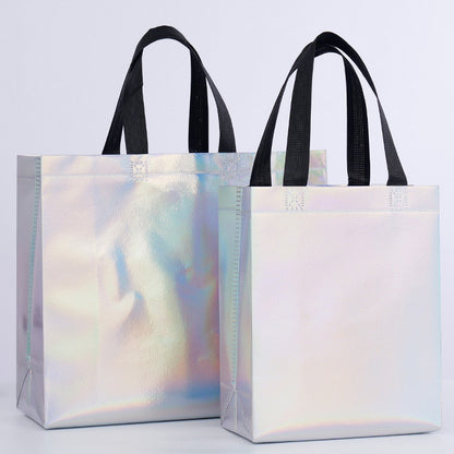 Laser Non-Woven Fabric Bag Coated With Aluminum Shopping Packaging Bag
