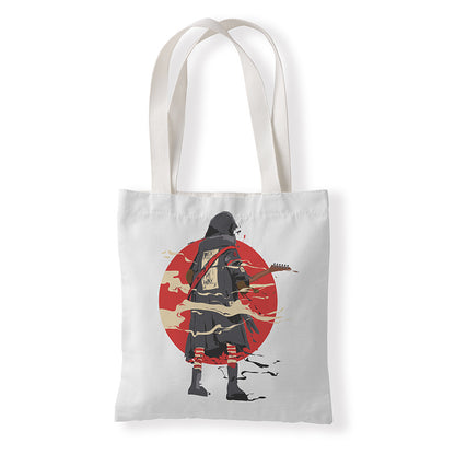 Women Fashion Horror Graphic Printed Canvas Tote Bag
