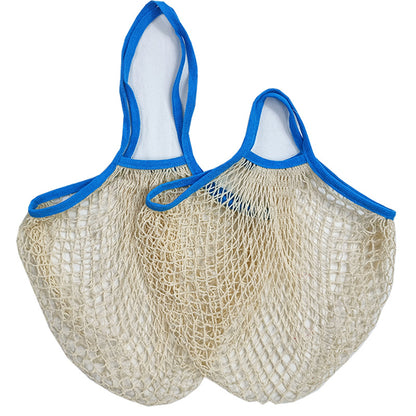 Sac de courses tissé de grande capacité pour fruits et légumes de cuisine, sac en filet creux portable 