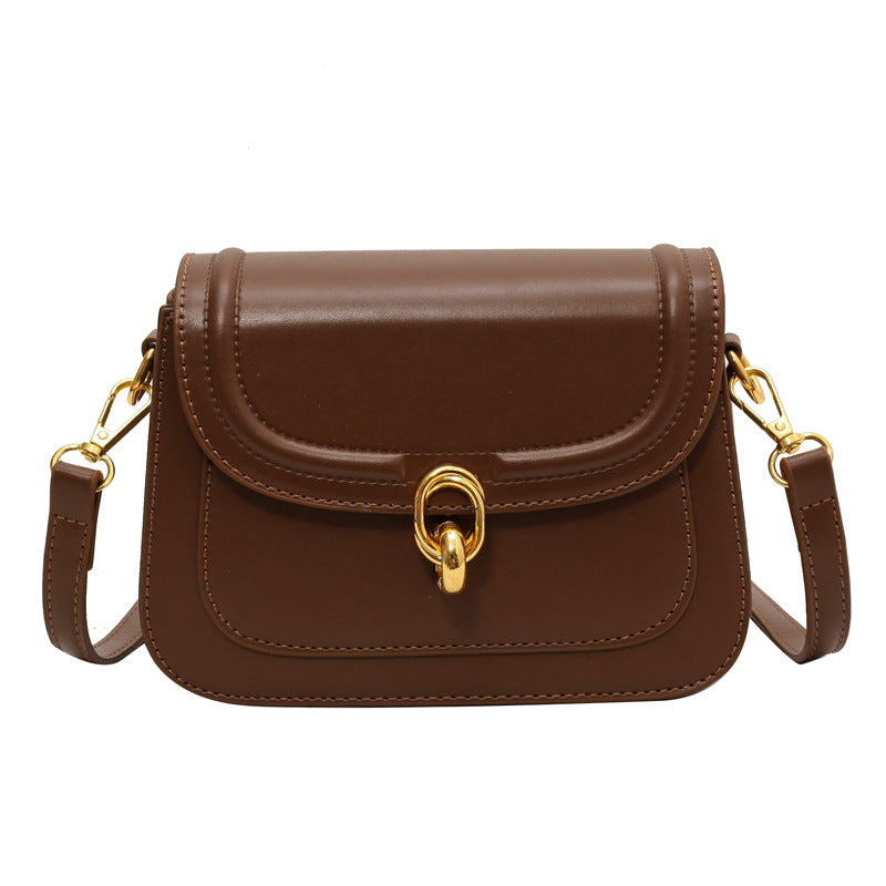 Women Fashion Casual Simple Solid Color Square Shoulder Bag