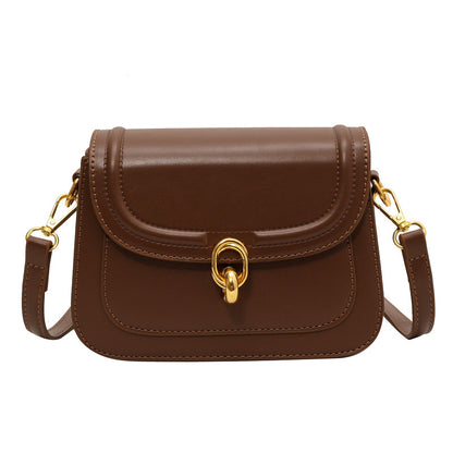 Women Fashion Casual Simple Solid Color Square Shoulder Bag