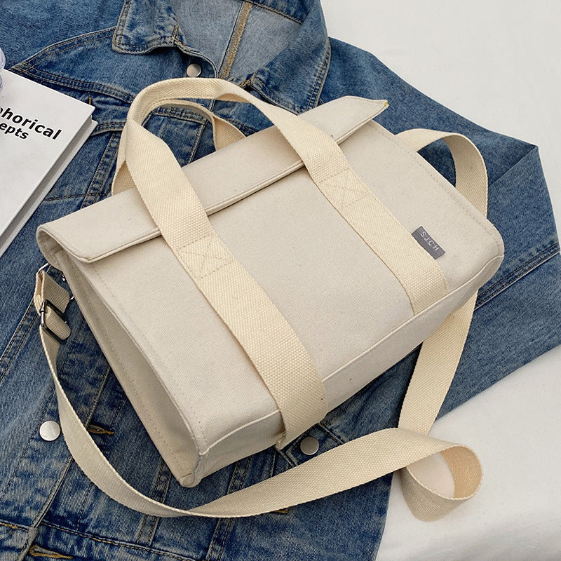Women Fashion Casual Large Capacity Canvas Handbag
