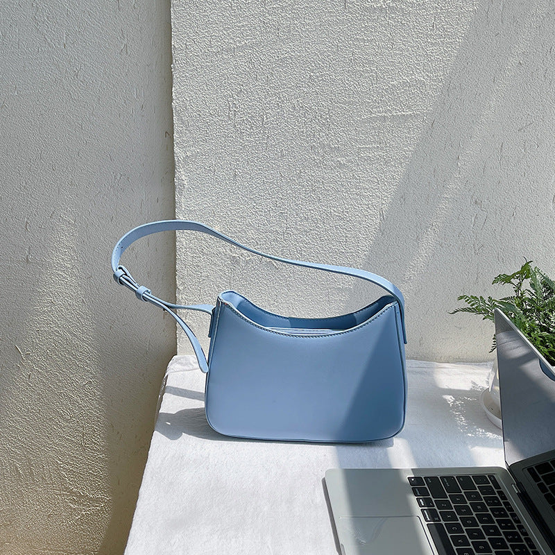 Sac à main tendance en PU pour femme, fermeture éclair, couleur unie 