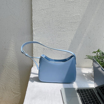 Sac à main tendance en PU pour femme, fermeture éclair, couleur unie 