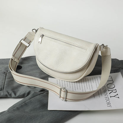 Women Fashion Casual Solid Color Multifunctional Zipper Crossbody Bag