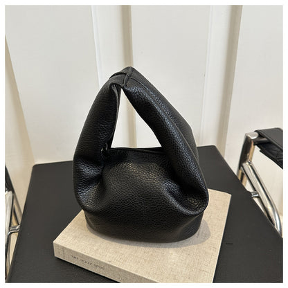 Fashionable Solid Color Shoulder Bag