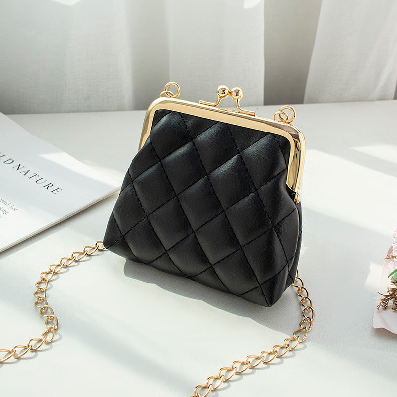 Women Fashion Rhombus Chain Mini Bag