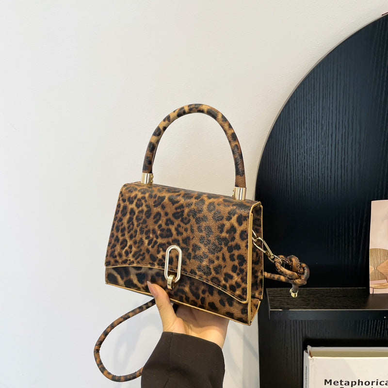 Simple Fashion Leopard Shoulder Bag
