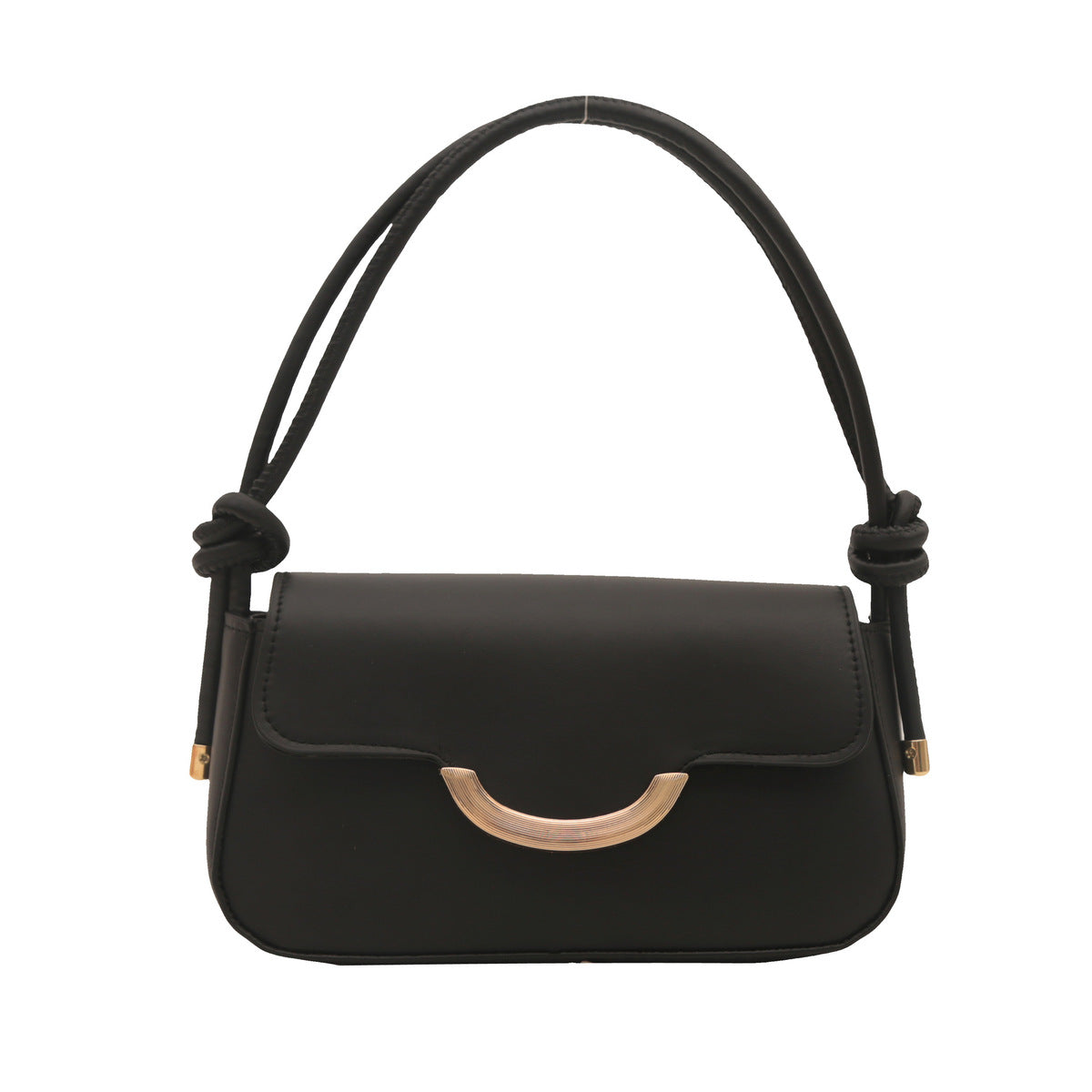 Sac à bandoulière carré simple de couleur unie 