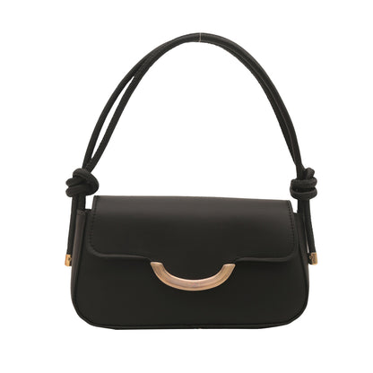 Sac à bandoulière carré simple de couleur unie 