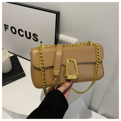 Sac à bandoulière carré à chaîne tendance 