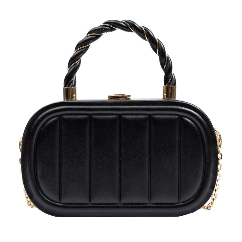 Fashionable Simple Solid Color Portable HandBags Shoulder Bag