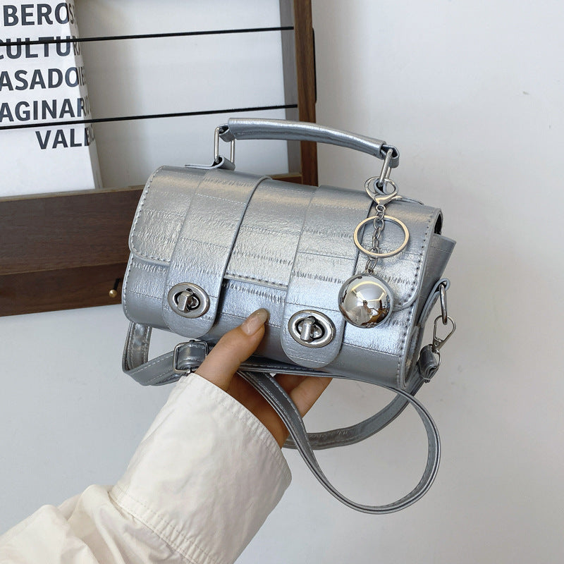 Women Fashion Casual Simple Rectangular Shoulder Bag